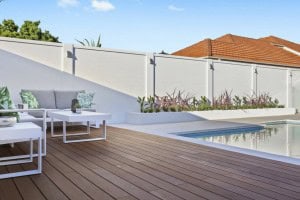 Backyard with Modular Walls