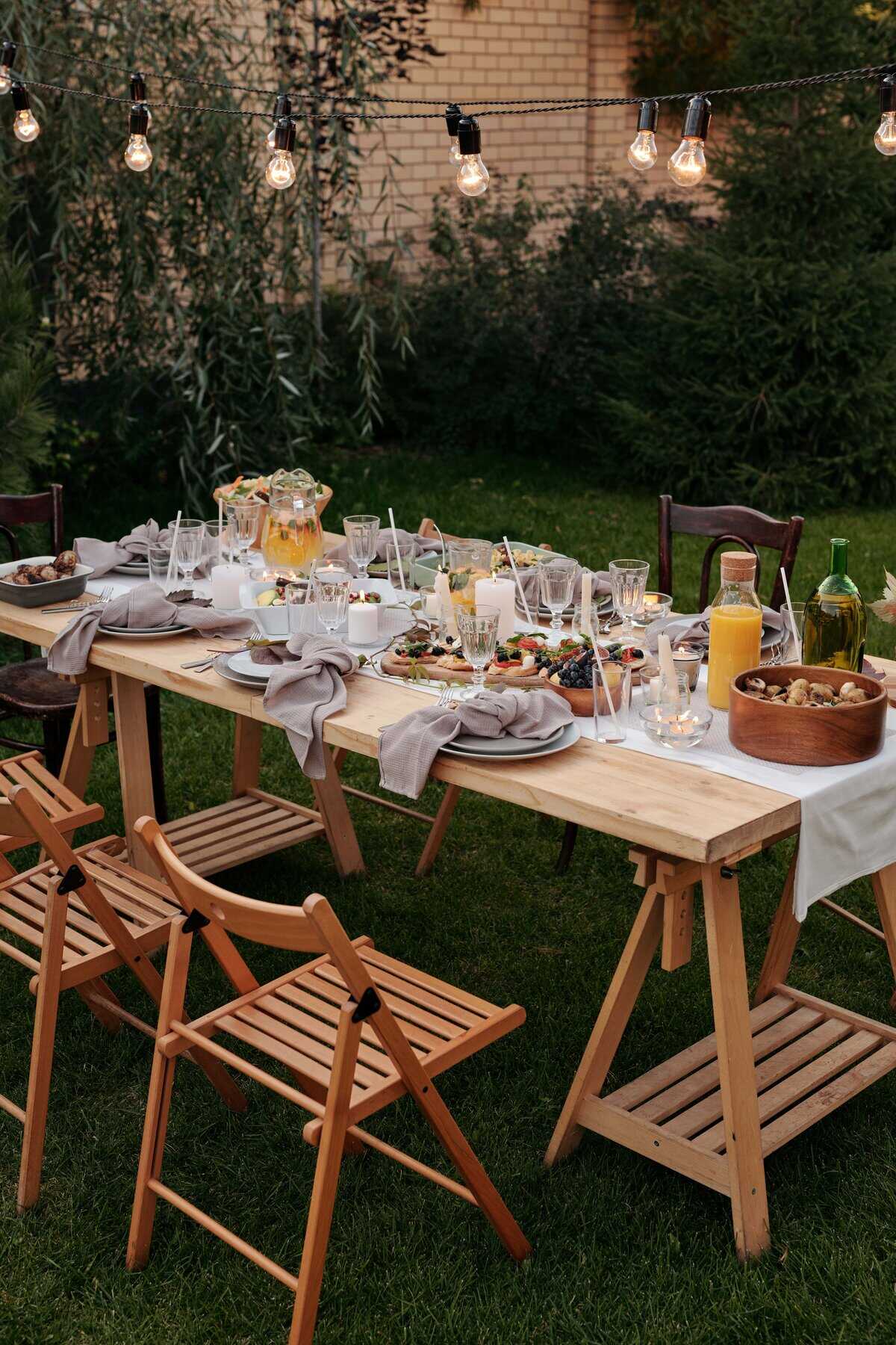 intimate backyard dinner at home valentines day ideas