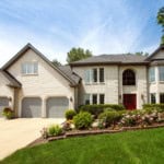 Large modern home with three car garage and well maintained yard that will have a high appraisal value
