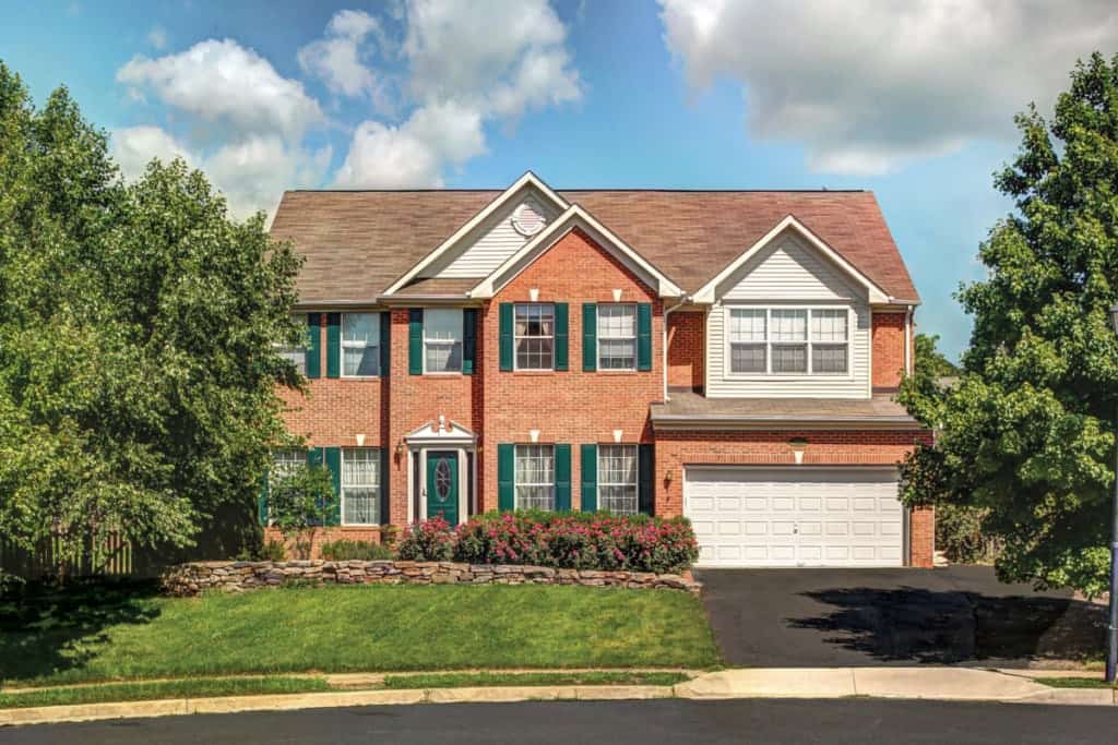 two story brick home for sale