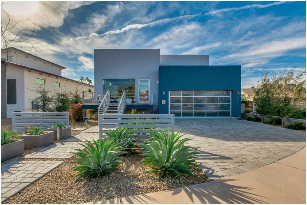 A house in a dry climate
