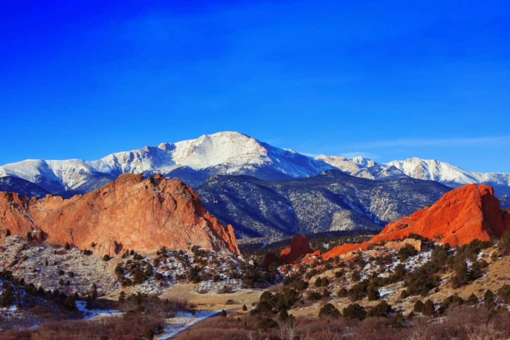 rockymountains colorado springs suburbs