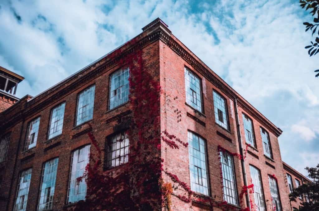 industrial loft apartment building exterior