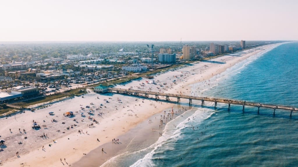 Jacksonville Beach aerial
