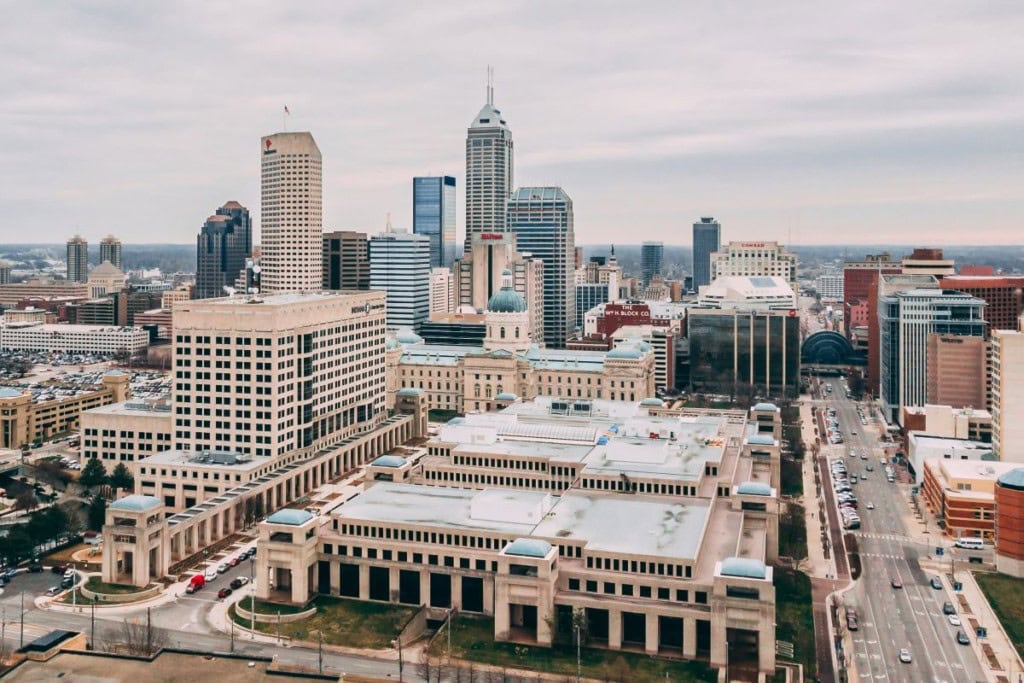 downtown Indianapolis