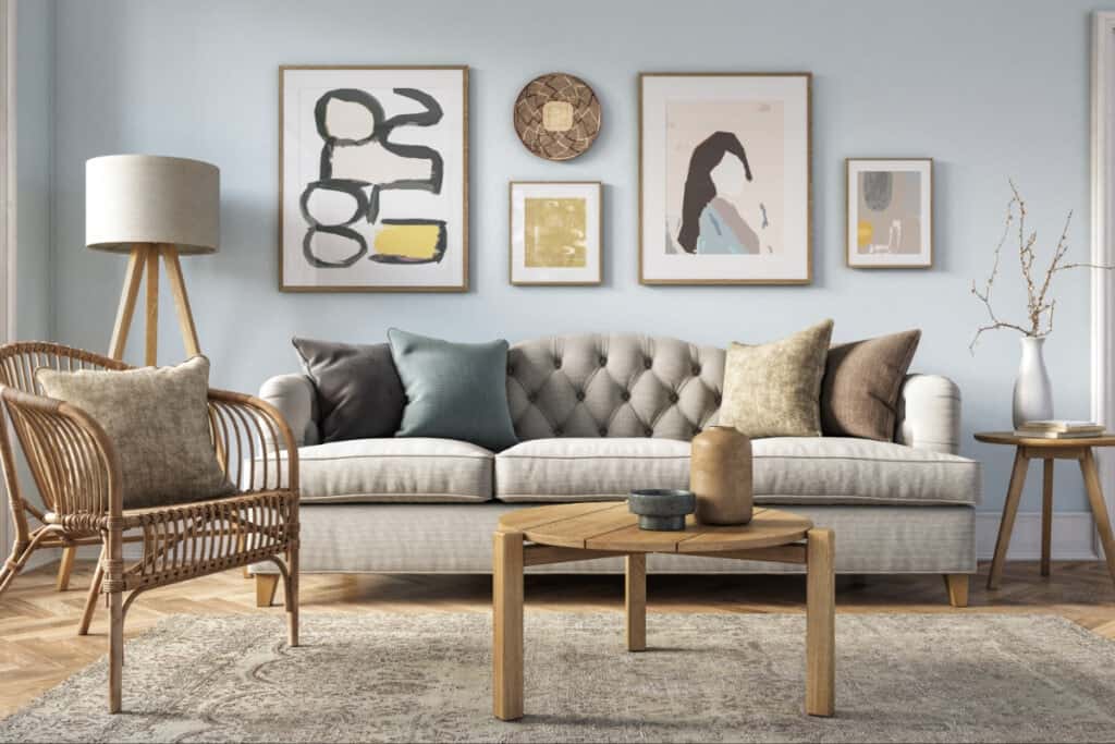 A modern living room