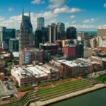 Aerial view of Nashville