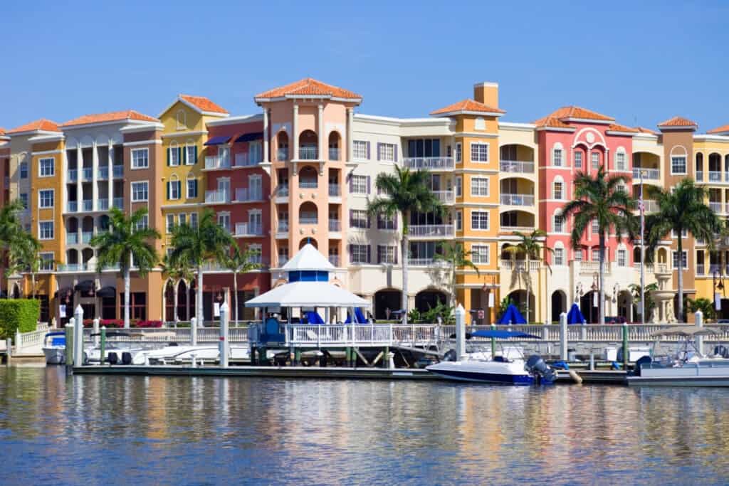 colorful apartment complex in naples florida_Getty