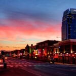 Broadway in downtown Nashville, Tennessee