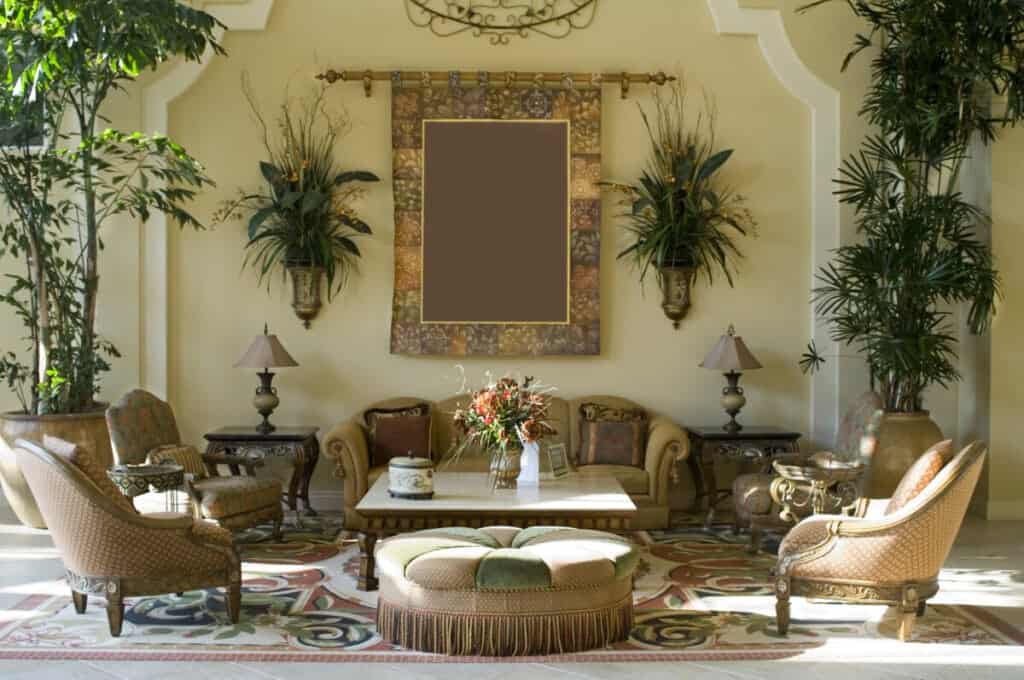 getty - maximalist living room