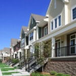 Condos on a street