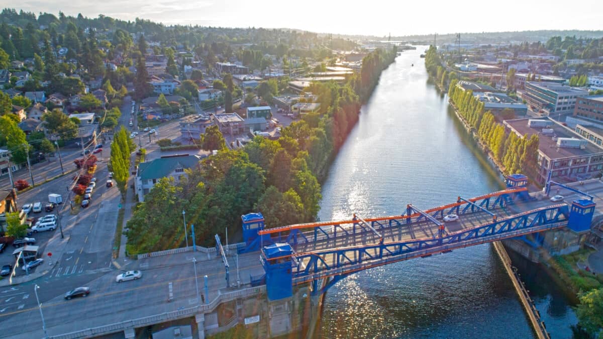 Shutterstock: Fremont Bridge in Seattle