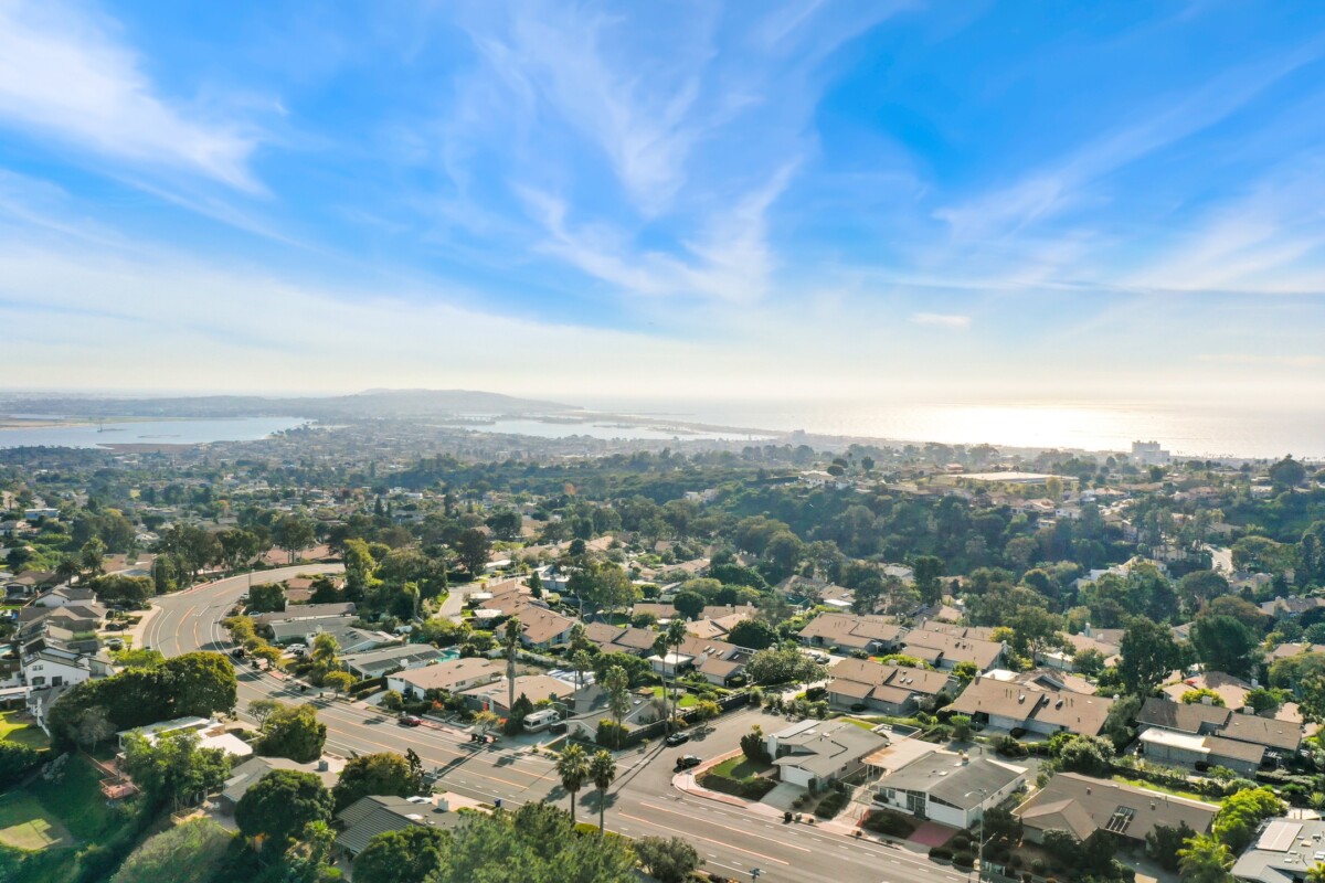 aerial view of la jolla, ca