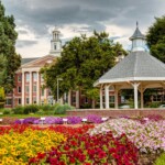 gazebo and building in fort collins co