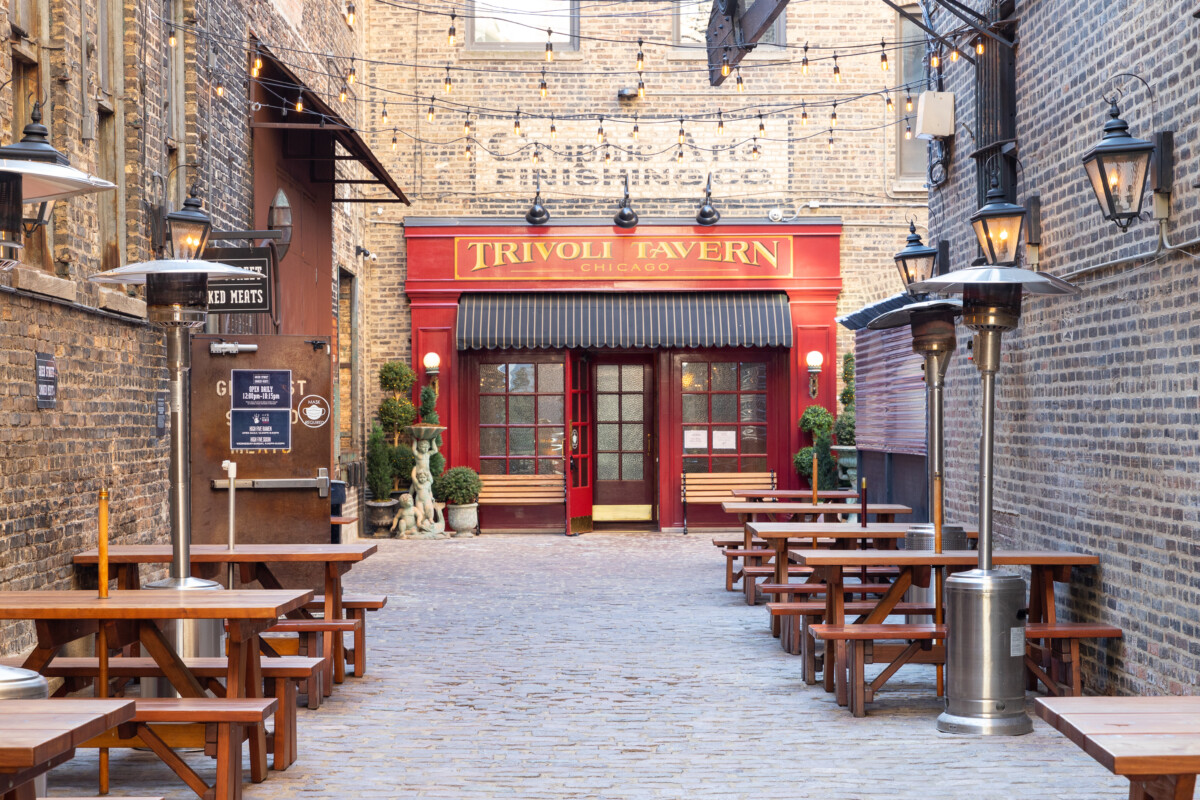 Chicago,,Il,,Usa,-,March,29,,2021:,Trivoli,Tavern,Is