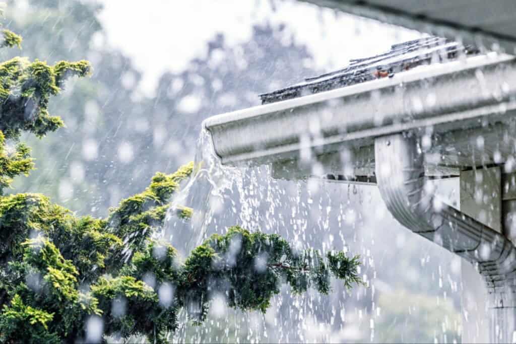 gutter leaking