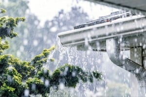 gutter leaking