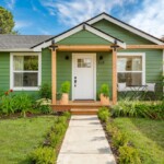 A craftsman style starter home
