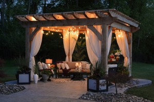 Night time cozy lighting