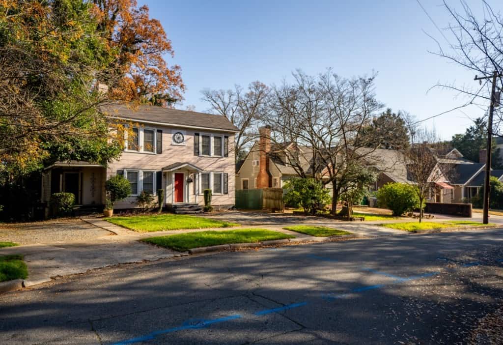 A large older house in a neighborhood that would be a great candidate for a house history search.