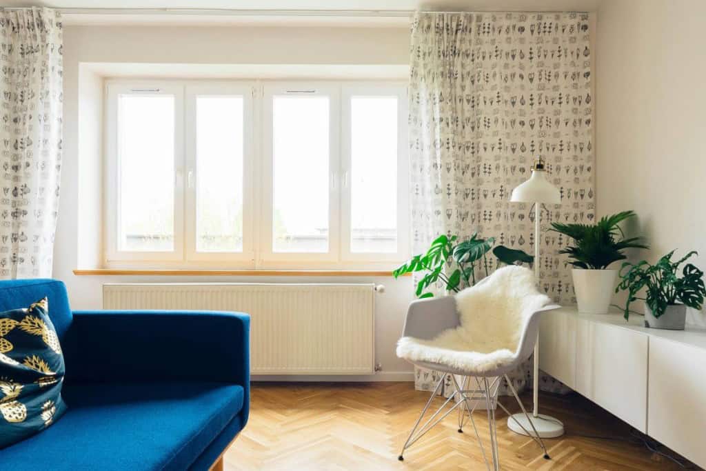 you'll often detect air leaks around windows